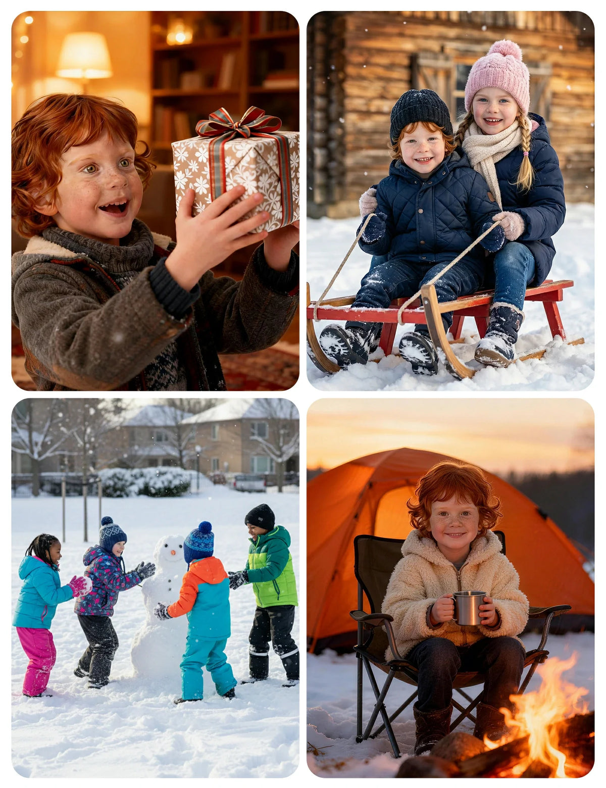 ROCKBROS Doppelseitige Mütze für Kinder Weich Elastisch Winddicht 48-54cm