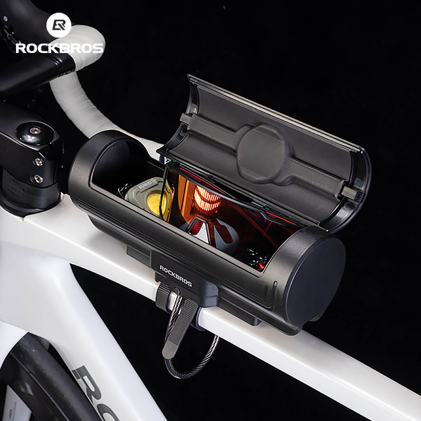 Rahmen Box Abschließbare Fahrradbox Niemals Verformen/Sicher/Wasserdicht ROCKBROS
