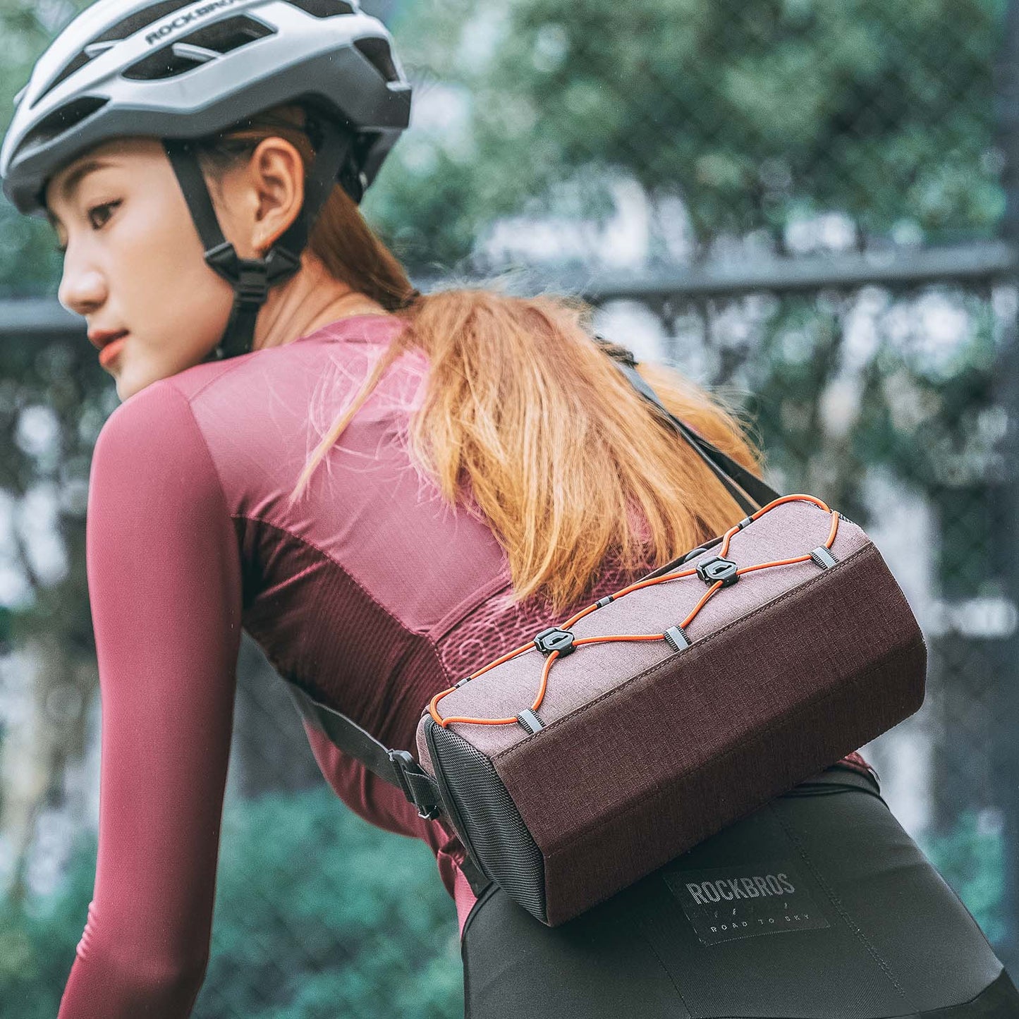 Fahrradtasche Lenkertasche 2,2L mit Schultergurt in 6 Farben ROCKBROS