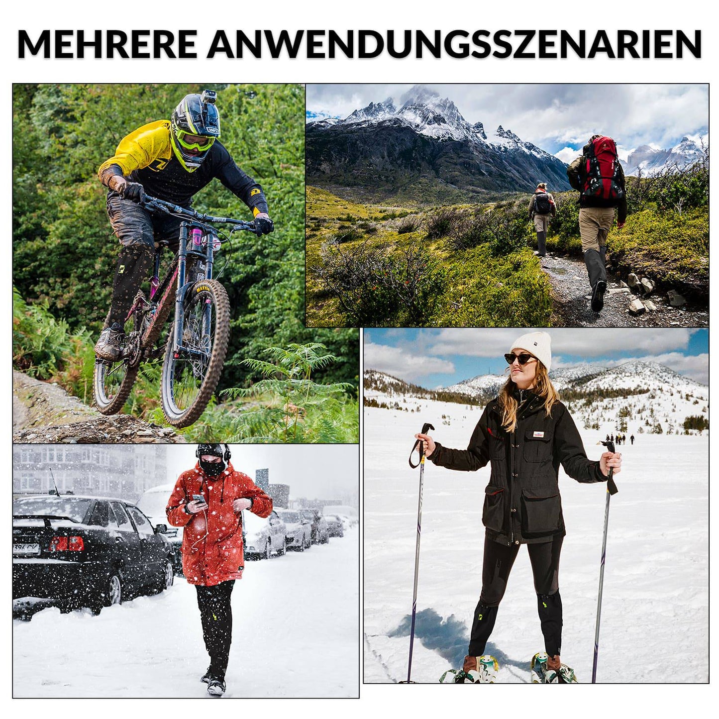 Outdoor Gamaschen wasserdichte Schnee Gaiter Herren-Damen ROCKBROS