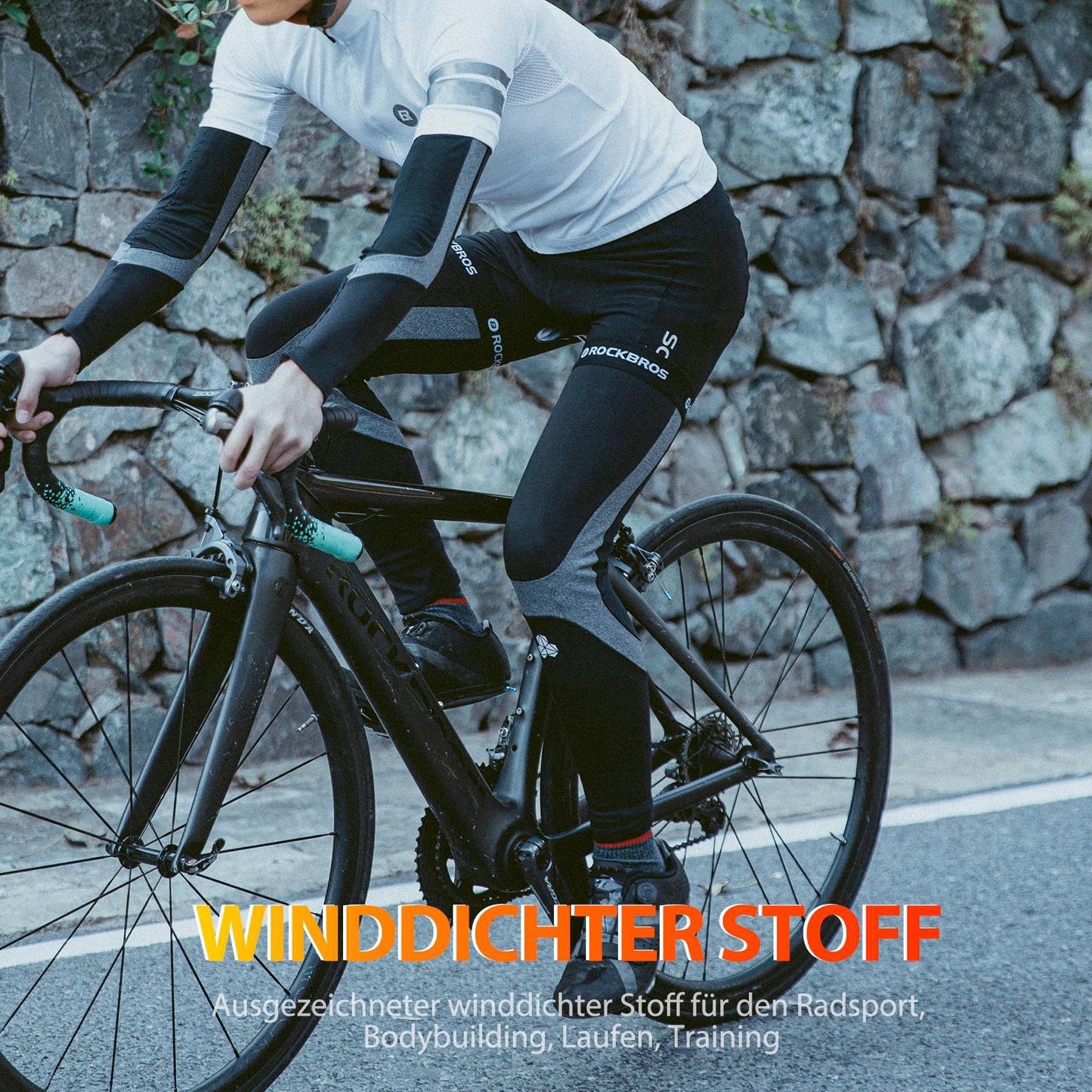 Radsport Beinlinge Winter Beinwärmer für Damen & Herren ROCKBROS