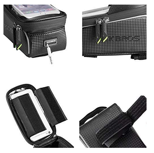 ROCKBROS 017 Fahrrad Rahmentasche Wasserdicht für Handy bis zu 6.5 Zoll