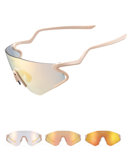 ROCKBROS Photochrome Fahrradbrille mit UV400 Schutz