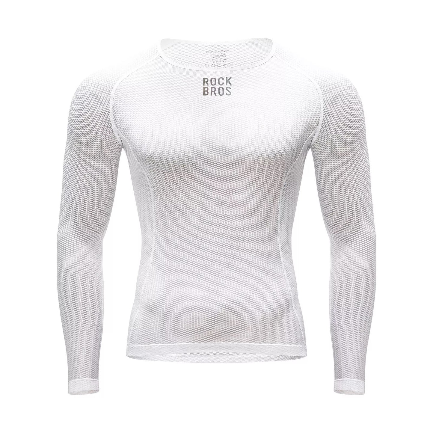 ROCKBROS Langarm Shirt Herren Radtrikot Schnell Trocknen Funktionsshirt Radsport Bekleidung Fitnessshirt für Fahrrad Laufen Tennis Wandern Männer