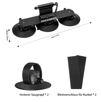 ROCKBROS XP100 Fahrradträger Dachgepäckträger Schnellmontage für 1-3 Fahrräder