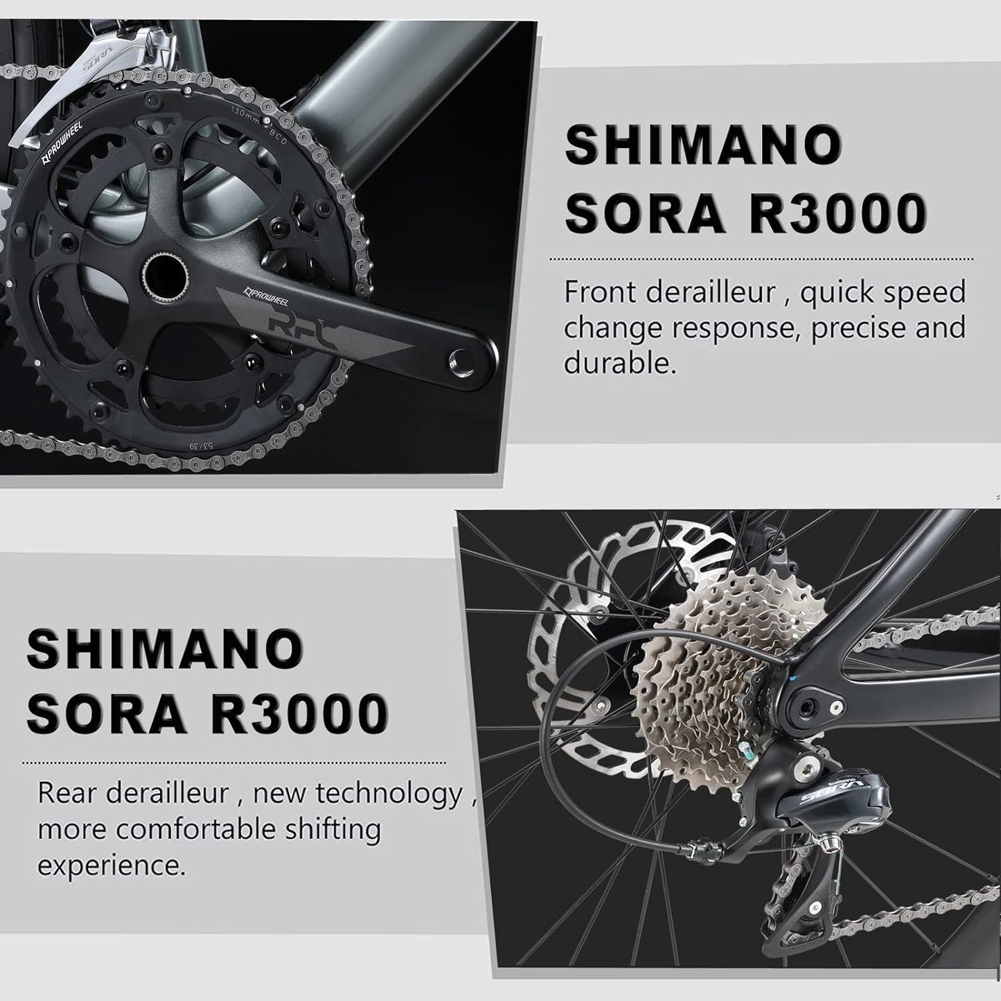 RINOS Carbon Gravel Bike Sandman1.0 Shimano R3000