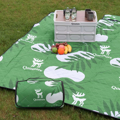 Qunature Picknickdecke 200x200cm Campingdecke Picknickmatte Outdoors Wasserdicht