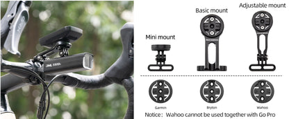 ROCKBROS Fahrradcomputer Halterung für Garmin Bryton Wahoo GPS Lenkerhalter Alu