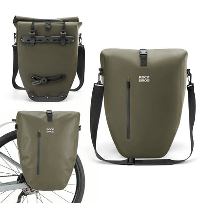 ROCKBROS 15L-20L Fahrrad Gepäckträgertasche 3-in-1