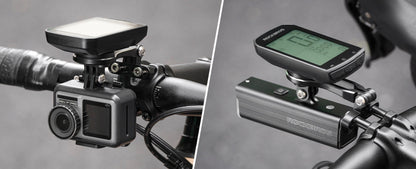 ROCKBROS Fahrradcomputer Halterung für Garmin Bryton Wahoo GPS Lenkerhalter Alu