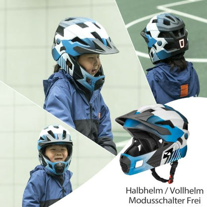 ROCKBROS Kinder Fahrradhelm Abnehmbar Kindersport Schutzhelm