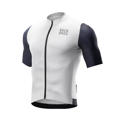 ROCKBROS Leicht Herren Fahrradtrikot Kurzarm Trikot MTB/Rennrad EU Größe