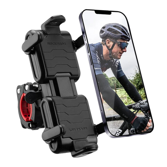 ROCKBROS Fahrrad Handyhalterung Motorrad Halter Lenker 360° Universal Smartphone