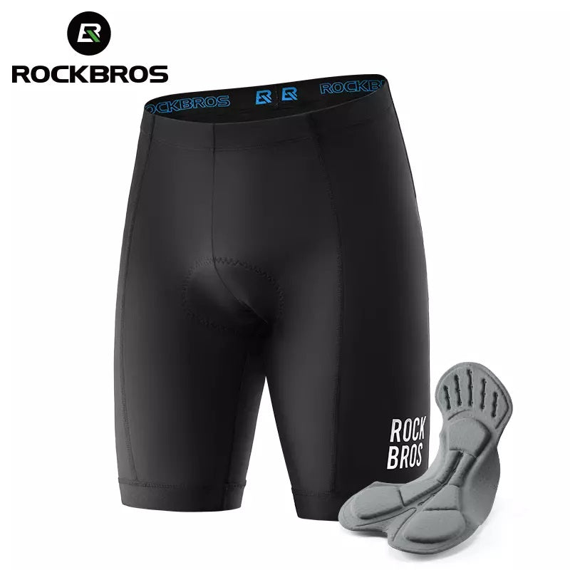 ROCKBROS Fahrradhose Damen MTB Radlerhose Kurze Hose mit 3D Sitzpolster Sommer