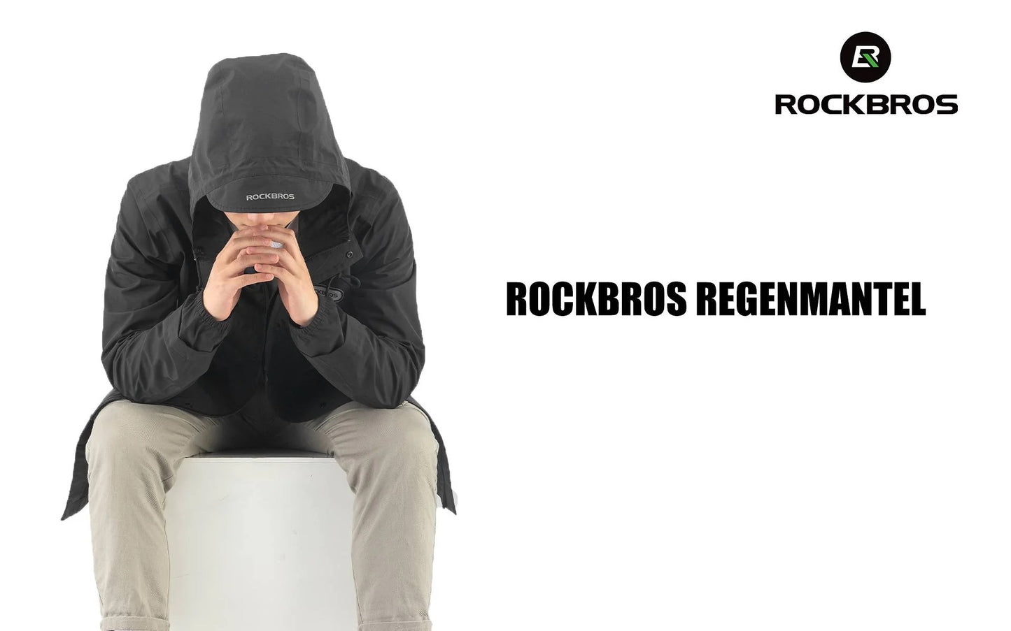 ROCKBROS Regenmantel Regenjacke Wasserdicht Winddicht Damen Herren