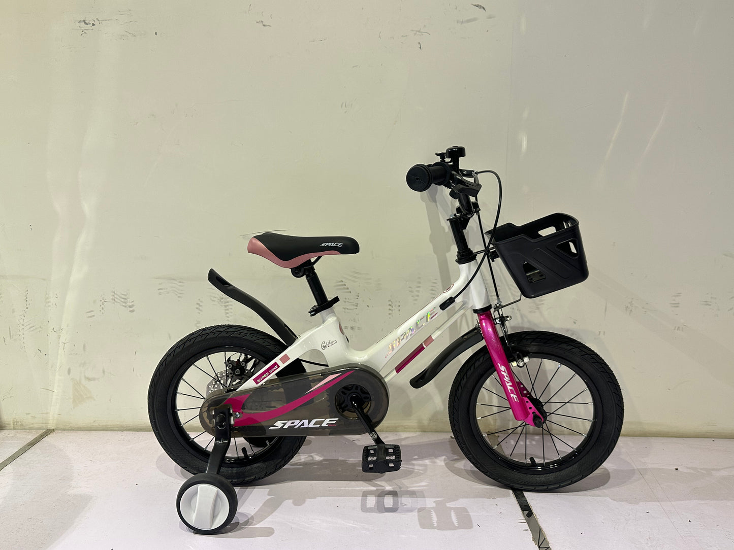 SKYS Kinderfahrrad von 3 bis 9 Jahren 14/16/18 Zoll Rosa