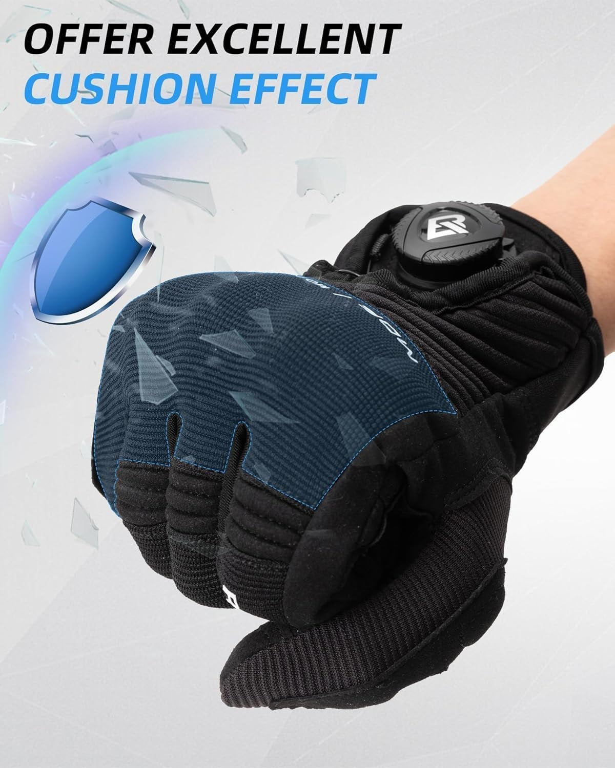 ROCKBROS Motorradhandschuhe Herren Handschuhe Motorrad Sommer Schutzhandschuhe mit Touchscreen Atmungsaktiv Sport Handschuhe für MTB Fahrrad Moto Roller Jagen