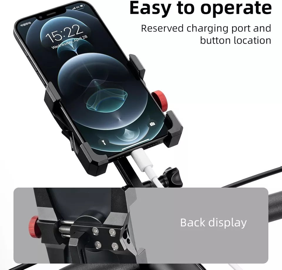 ROCKBROS Fahrrad Handyhalter Lenker Telefonhalterung für Smartphone 4,7-7,09 Zoll