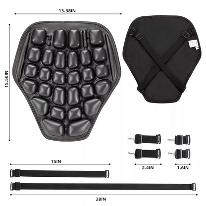 ROCKBROS Motorrad Sattelbezug wasserdicht stoßdämpfend 3D aufblasbarer Sattel
