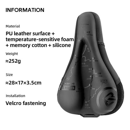 ROCKBROS Fahrrad Sattelbezug Gel Sattel atmungsaktiv Fahrradsattel Überzug
