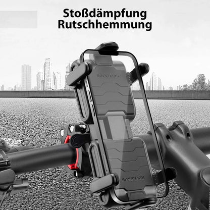 ROCKBROS Fahrrad Handyhalterung Motorrad Halter Lenker 360° Universal Smartphone