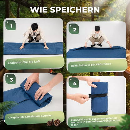 QUNATURE aufblasbare isomatte 197*71 cm airbed 2 Farbe