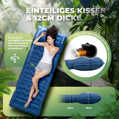 QUNATURE aufblasbare isomatte 197*71 cm airbed 2 Farbe