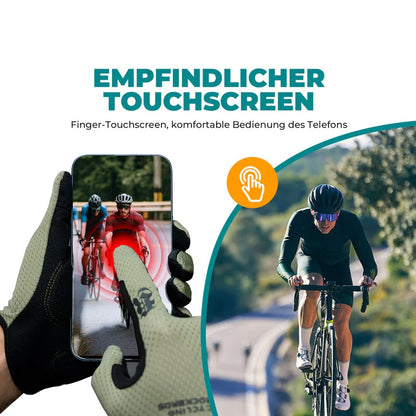 ROCKBROS Fahrradhandschuhe Herren Rutschfest Atmungsaktiv Touchscreen Handschuhe
