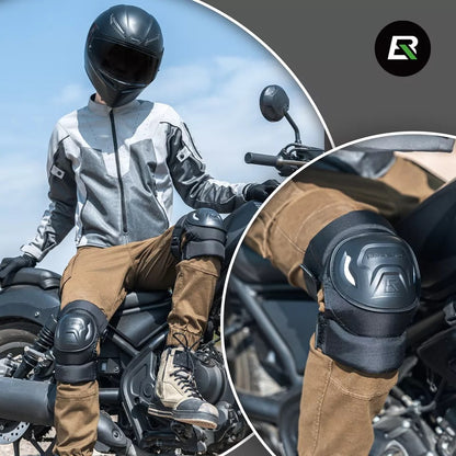 ROCKBROS 1 paar Knieschoner Knieschützer Motorrad/Fahrrad Damen/Herren Kneepads