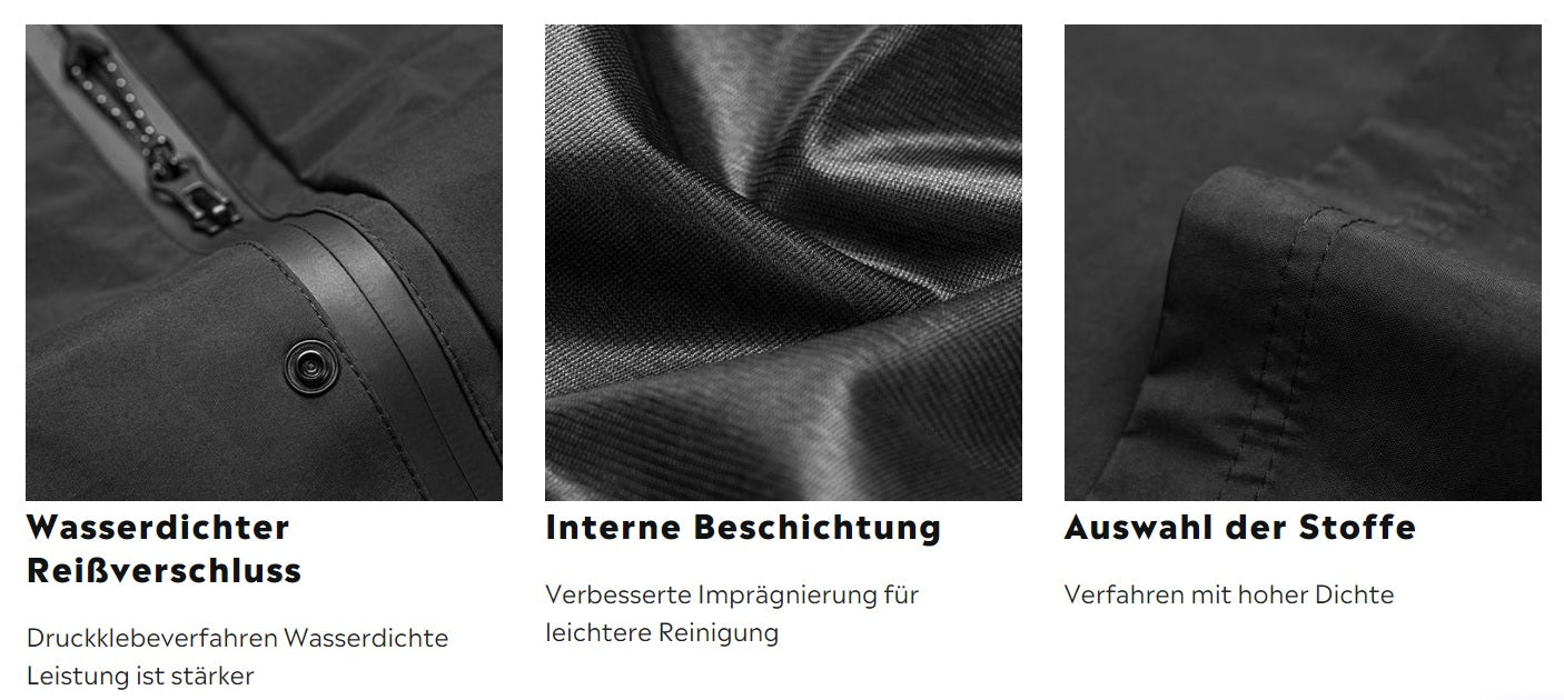 ROCKBROS Regenmantel Regenjacke Wasserdicht Winddicht Damen Herren