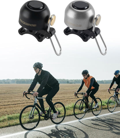 ROCKBROS Fahrradklingel Lenker Klassisch, Mountainbike Retro Fahrradglocke Laut Klingel Fahrrad Kupfer Bike Bell für 22-34mm