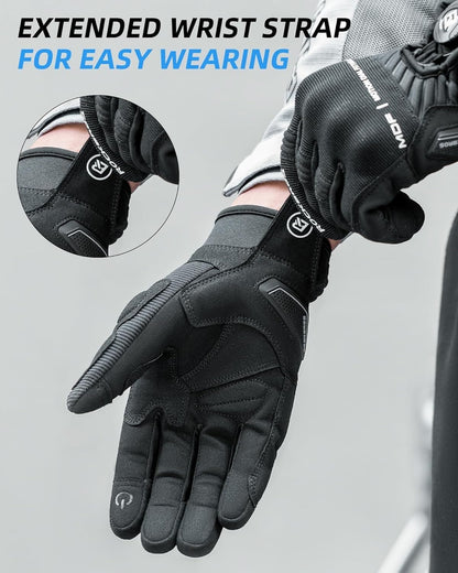 ROCKBROS Motorradhandschuhe Herren Handschuhe Motorrad Sommer Schutzhandschuhe mit Touchscreen Atmungsaktiv Sport Handschuhe für MTB Fahrrad Moto Roller Jagen