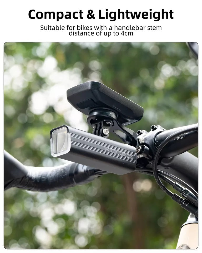 ROCKBROS Fahrradcomputer Halterung für Garmin Bryton Wahoo GPS Lenkerhalter Alu