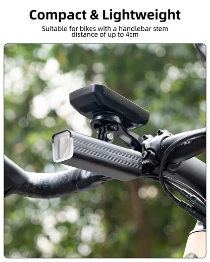 ROCKBROS Fahrradcomputer Halterung für Garmin Bryton Wahoo GPS Lenkerhalter Alu