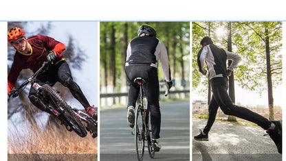 ROCKBROS Herren Radhose mit gepolsterte Rennrad kurzhose MTB Fahrradhose