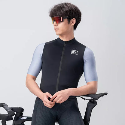ROCKBROS Leicht Herren Fahrradtrikot Kurzarm Trikot MTB/Rennrad EU Größe