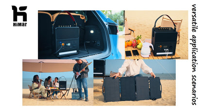 Sound Powerstation 538 W und leistungsstarker lauter kabelloser tragbarer Bluetooth-Heimlautsprecher und integrierte Ladestation, 230V Steckdose, 65W USB-C PD, für Outdoor