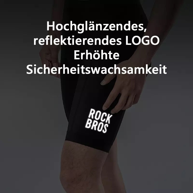 ROCKBROS Fahrradhose Damen MTB Radlerhose Kurze Hose mit 3D Sitzpolster Sommer