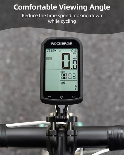 ROCKBROS Fahrradcomputer Halterung für Garmin Bryton Wahoo GPS Lenkerhalter Alu