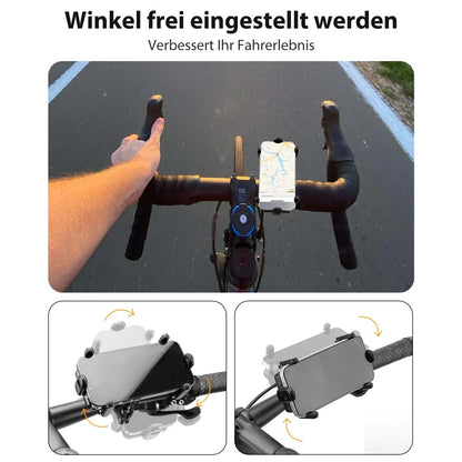 ROCKBROS Fahrrad Handyhalterung Motorrad Halter Lenker 360° Universal Smartphone