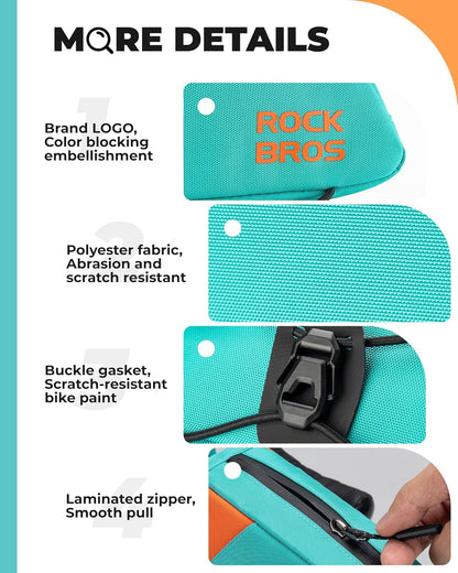 ROCKBROS Fahrradtasche Rahmentasche Oberrohr