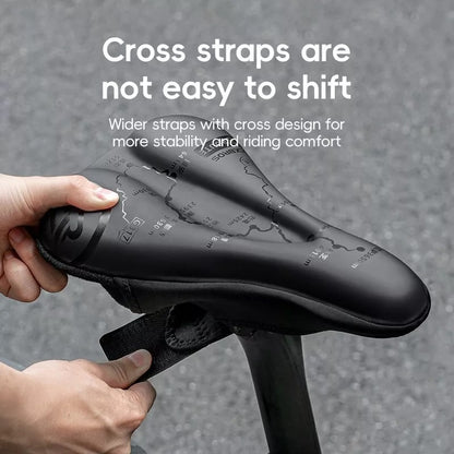 ROCKBROS Fahrrad Sattelbezug Gel Sattel atmungsaktiv Fahrradsattel Überzug