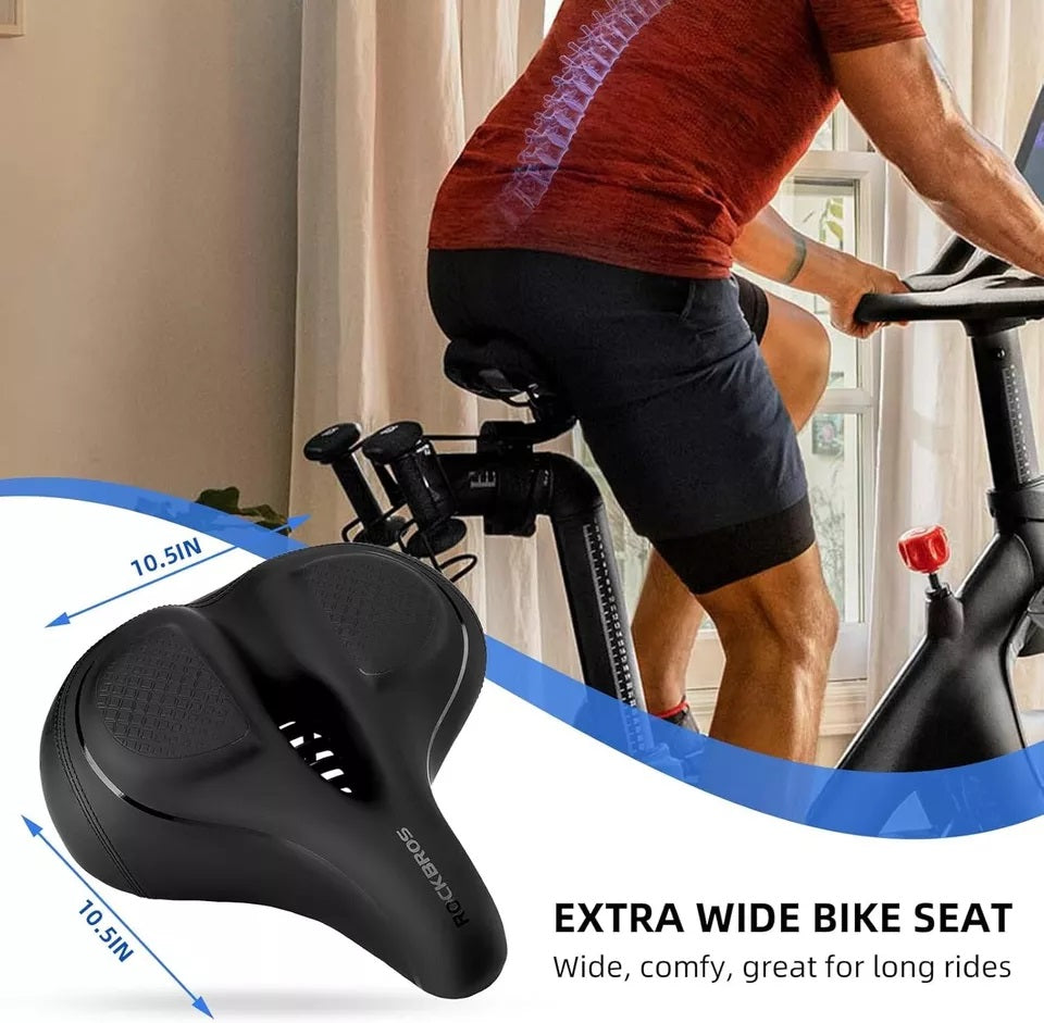 ROCKBROS Breite Fahrradsattel Sattel für Heimtrainer/Fahrrad Peloton Bike Sitz