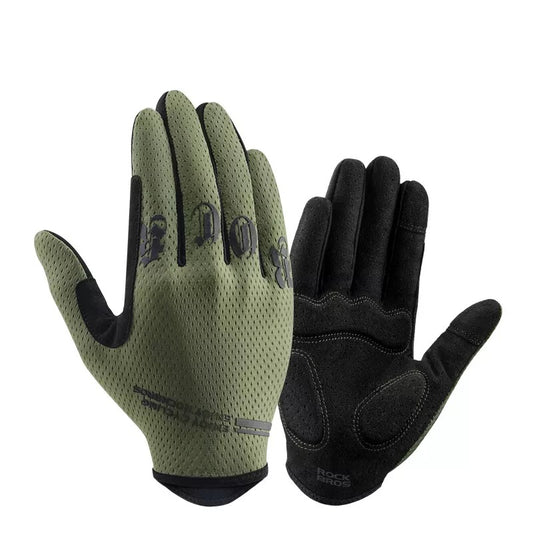 ROCKBROS Fahrradhandschuhe Herren Rutschfest Atmungsaktiv Touchscreen Handschuhe