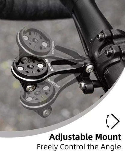 ROCKBROS Fahrradcomputer Halterung für Garmin Bryton Wahoo GPS Lenkerhalter Alu