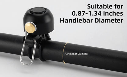ROCKBROS Fahrradklingel Lenker Klassisch, Mountainbike Retro Fahrradglocke Laut Klingel Fahrrad Kupfer Bike Bell für 22-34mm