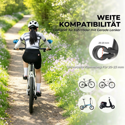 ROCKBROS Fahrrad Rückspiegel Fahrradspiegel für Lenker 20–23 mm