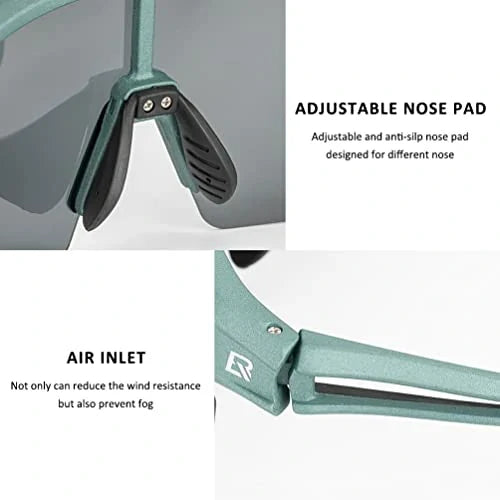 ROCKBROS Fahrradbrille Polarisierte Sonnenbrille UV400 SP204