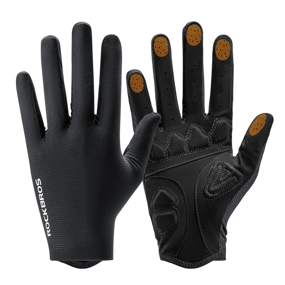ROCKBROS Fahrradhandschuhe, Radhandschuhe mit Touchscreen an Allen Fingern