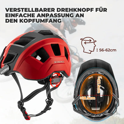ROCKBROS Fahrradhelm Einheitsgröße 56-62 cm